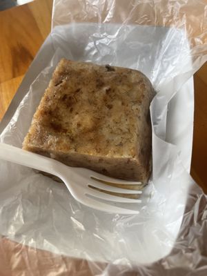 The Classico desert. Very nice: tastes like banana bread  at SoyGreen in San Salvador