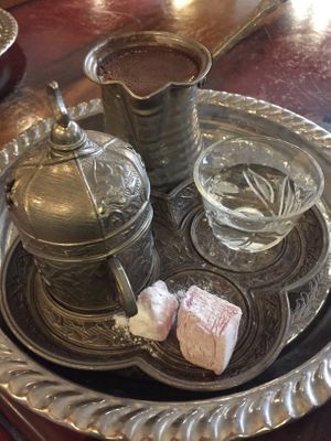 Turkish coffee ☕️ at Damascena Coffee House Delicatessen in Birmingham