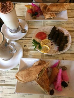 that falafel though at Damascena Coffee House Delicatessen in Birmingham