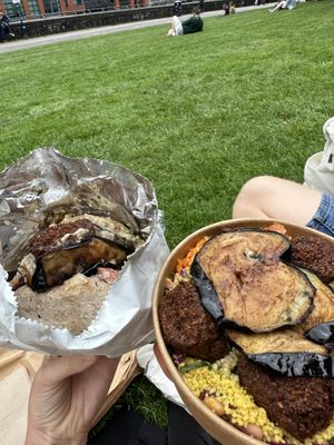 In the park !  at Eat a Pitta - Broadmead Kiosk in Bristol