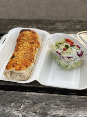 Yufka Spezial mit Käse überbacken  at Meydan in Karlsruhe