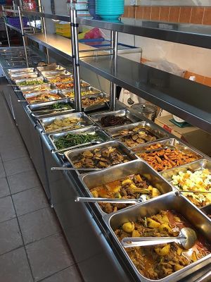 buffet spread at Huan Xi in Nibong Tebal