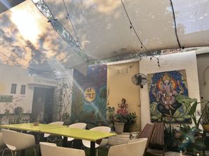   at Hare Krishna Buffete in Monterrey