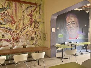   at Hare Krishna Buffete in Monterrey