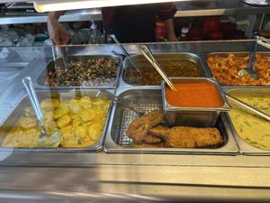 Buffet  at Hare Krishna Buffete in Monterrey