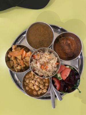   at Hare Krishna Buffete in Monterrey