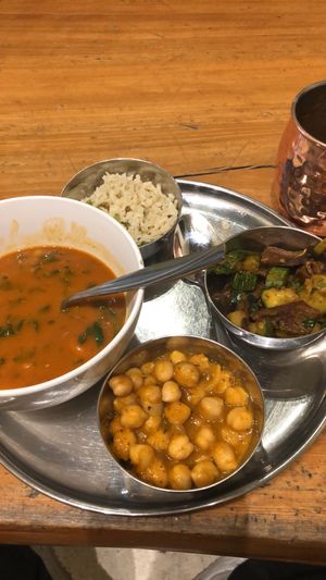   at Hare Krishna Buffete in Monterrey