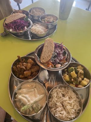   at Hare Krishna Buffete in Monterrey