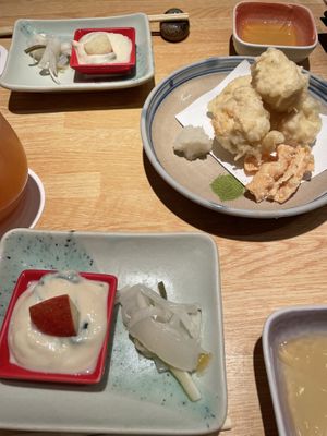 Tsukidashi. (Tofu) #Veganuary at Mamehachi in Kyoto