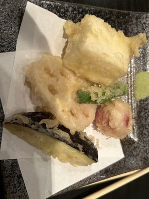 Tempura   at Mamehachi in Kyoto