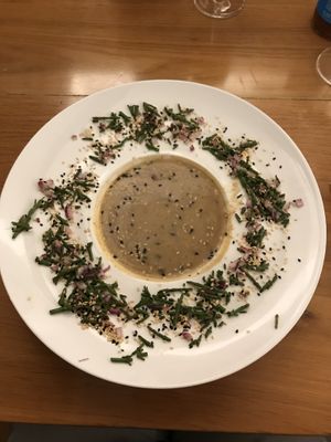 Miso soup  at Stübers Restaurant in Bacharach