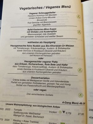   at Stübers Restaurant in Bacharach