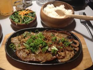 Vegan Bistek at Hotel Am Brilliantengrund in Vienna