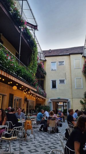 Patio - sooo cute! at Hotel Am Brilliantengrund in Vienna