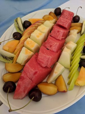 Fruit platter! at Sandal in Kyrenia