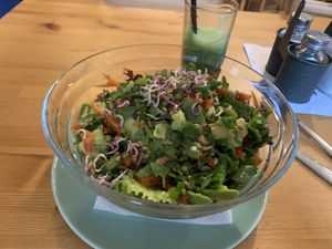 Green season salad  at BIOFresh in Timisoara