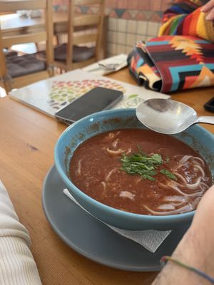 Tomato soup.   at BIOFresh in Timisoara
