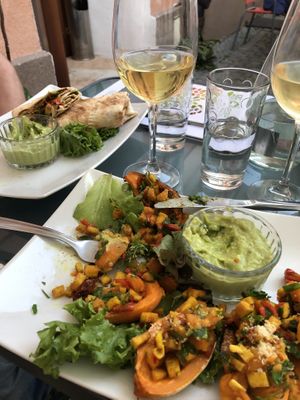 This sweet potato dish is so amazing at BIOFresh in Timisoara