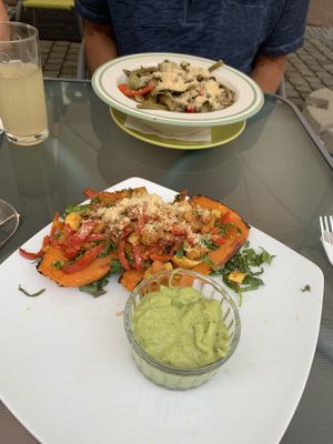 Stuffed sweet potato  at BIOFresh in Timisoara