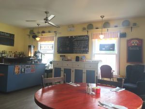 Inside at Trellis Cafe in Hubbards