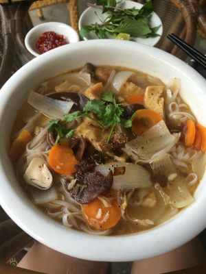 Vegan Pho at Karma Waters in Hoi An