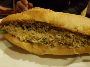 Hot dog  at Karma Waters in Hoi An