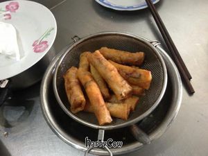 Delicious food that we made! at Karma Waters in Hoi An