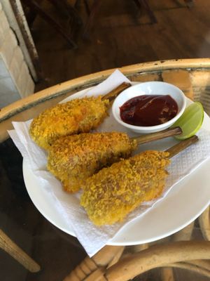 Crispy tofu was awesome at Karma Waters in Hoi An