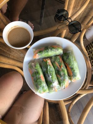 Summer rolls at Karma Waters in Hoi An