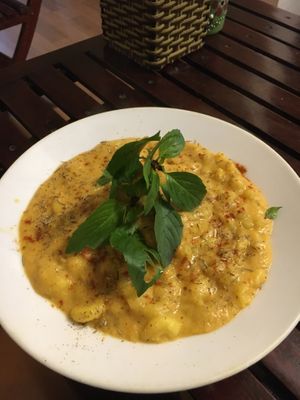 Vegan Mac and Cheese (did not really taste like cheese)  at Karma Waters in Hoi An