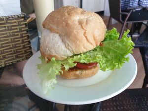 Burger... 😋 at Karma Waters in Hoi An