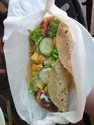 Falafel ❤ at Karma Waters in Hoi An