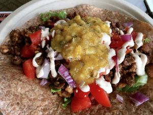 Lentil Walnut Burrito at 'Ai Pono in Kailua Kona