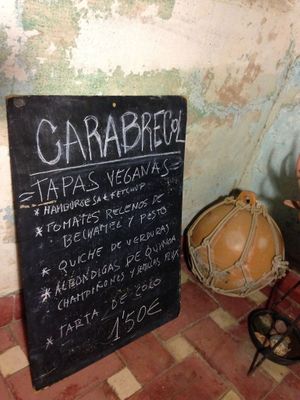 vegan tapas at Carabrecol in Gran Canaria