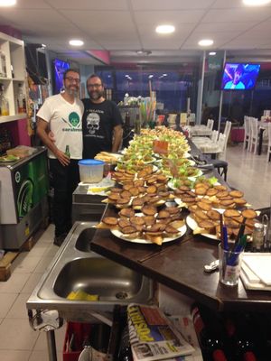 vegan and raw vegan food. at Carabrecol in Gran Canaria