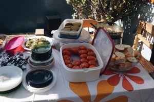 vegan and raw vegan food. at Carabrecol in Gran Canaria