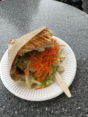 Gyros Sandwich with Veta 🥙   at Bi-Bu Vegan Mobil Bonn in Bonn