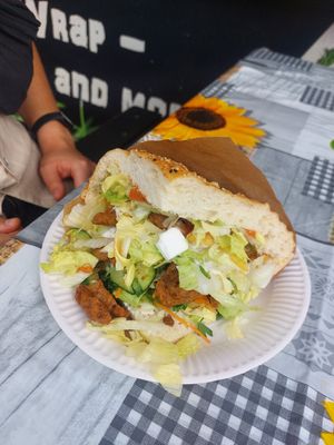 Cyros-sandwich at Bi-Bu Vegan Mobil Bonn in Bonn