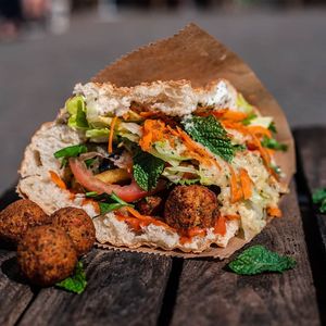 Orient-Sandwich at Bi-Bu Vegan Mobil Bonn in Bonn