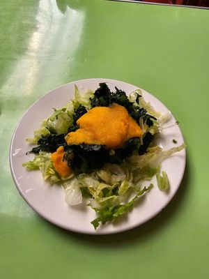 Salad at Comedor Vegetariano in Huaraz