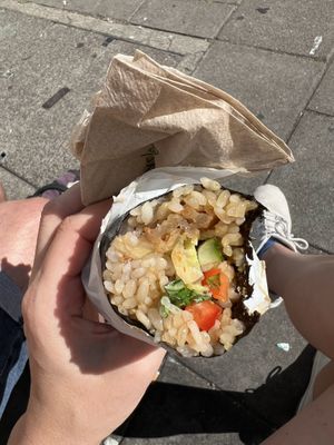 Sushi Burrito  at Happy Maki in Brighton