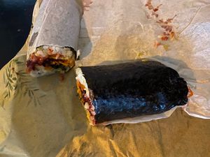 Sushi burrito  at Happy Maki in Brighton