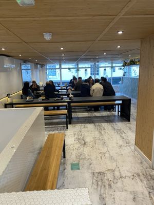 Interior  at Happy Maki in Brighton