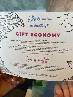 Happy Maki is a nonprofit running on a gift economy (donations)  at Happy Maki in Brighton