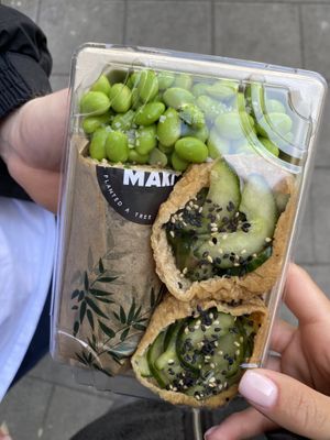 Bento box   at Happy Maki in Brighton