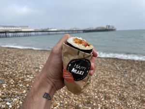 Thai Sweet Potato Sushi Burrito £7.00  at Happy Maki in Brighton