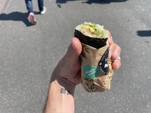 Hoisin Duck Sushi Burrito £7.50  at Happy Maki in Brighton