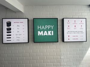 A Yummy and Wholesome Way of Doing Business   at Happy Maki in Brighton