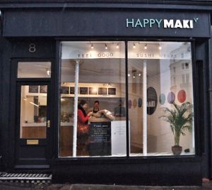 Exterior of shop.  at Happy Maki in Brighton