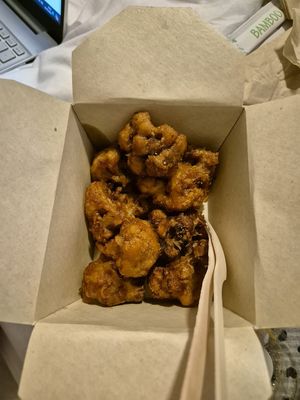 Cauliflower wings at Happy Maki in Brighton